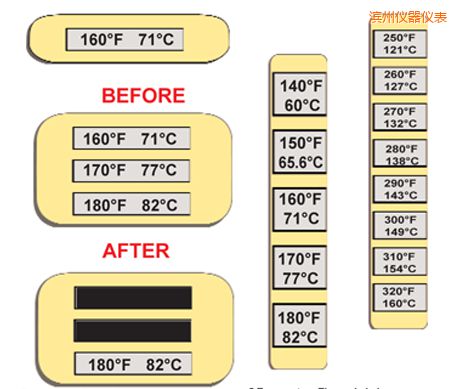 濱州溫度指示標(biāo)簽 高溫ThermoLabel標(biāo)簽