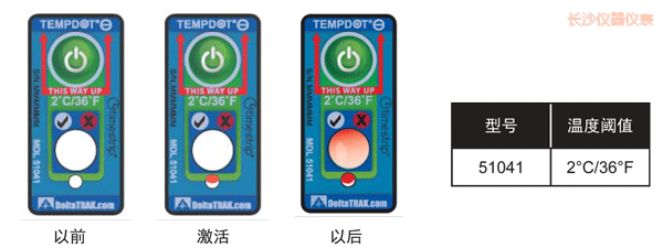 長沙溫度指示標簽 累計下降溫度的標簽